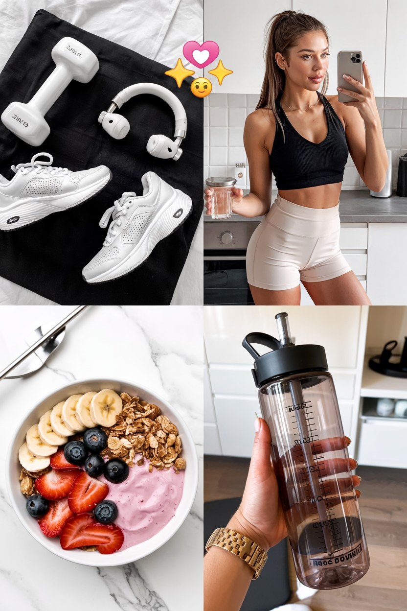 Fitness Vision Board 2024: Healthy Aesthetic & Workout Motivation Ideas