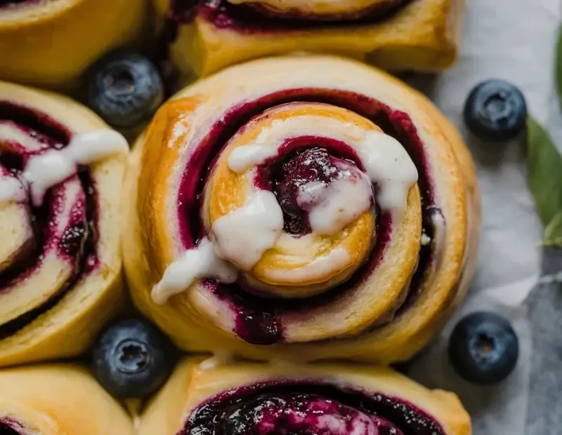 Budget-Friendly Blueberry Cinnamon Rolls for Cozy Mornings