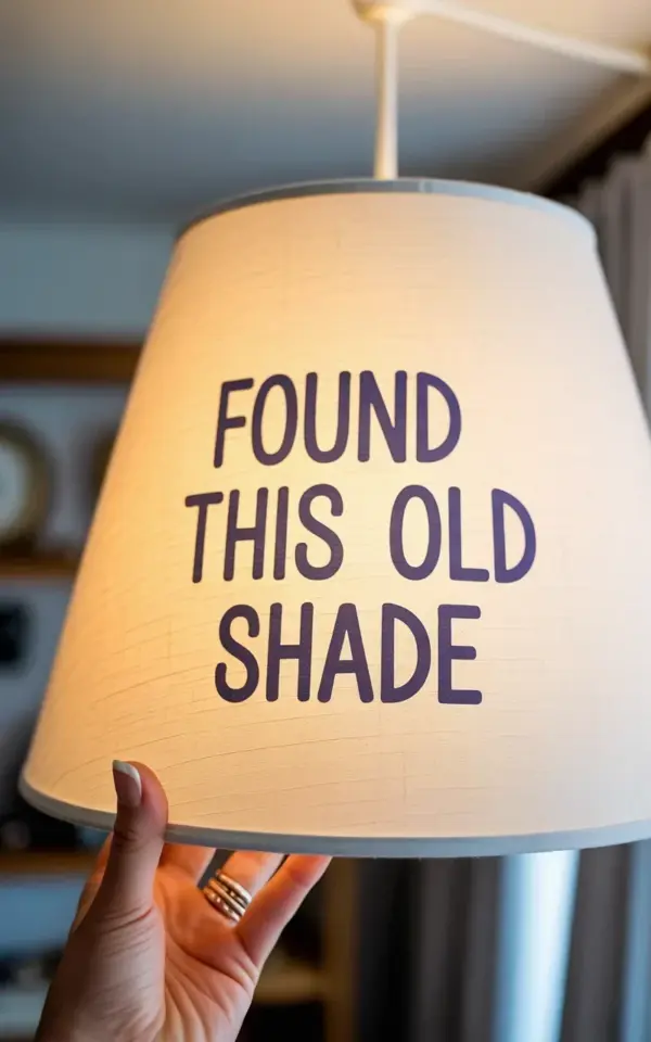 Budget home decor idea: thrifted lampshade makeover with a simple update π‘