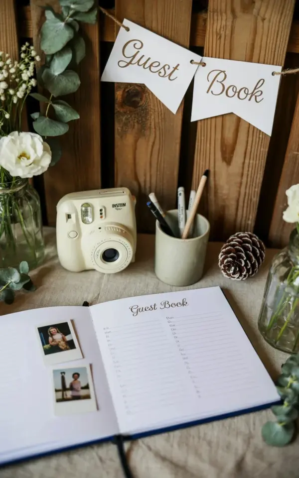 How I Made a DIY Polaroid Guest Book for Our Wedding (on a Budget)
