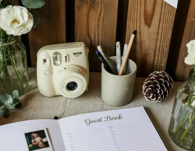 How I Made a DIY Polaroid Guest Book for Our Wedding (on a Budget)