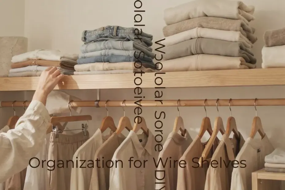 Closet Organization for Wire Shelves? I Used $1 Dividers From the Dollar Store