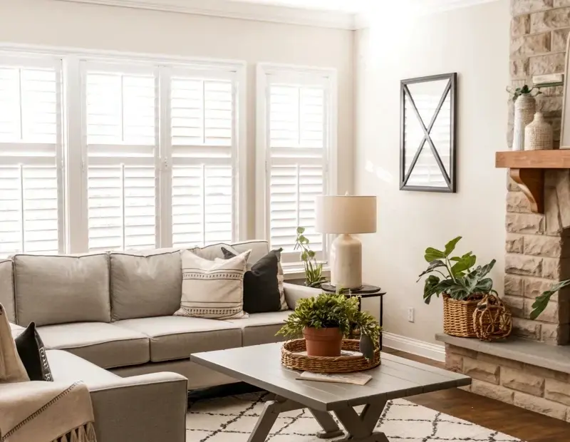 Living Room Rug Size Mistake | Modern Farmhouse Budget Decor Ideas